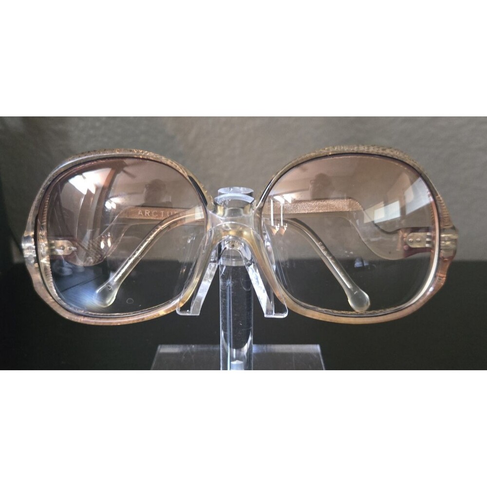 Arcturus by Gemini Vintage Eyeglass Frames 54-18-130 Beige Grey Glasses Spain